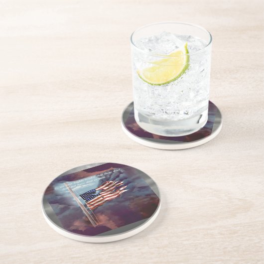 しか落ちたし煙忘れと引き裂かれた旗ではない コースター (側面)