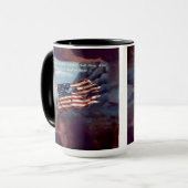 しか落ちたし煙忘れと引き裂かれた旗ではない マグカップ (正面左)