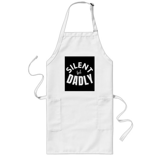 しか静かしダッド ロングエプロン (正面)