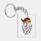 しか風変わりし、人間は キーホルダー (正面左)