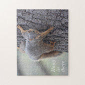 しがみつくリス ジグソーパズル (縦)