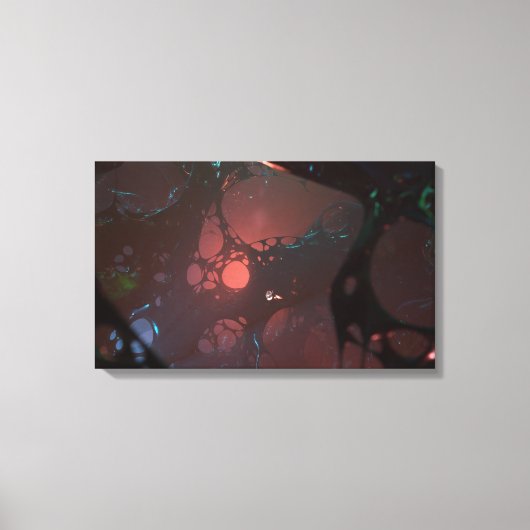 しきい値 キャンバスプリント (正面)