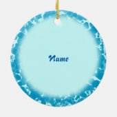 しずくアイリス セラミックオーナメント (裏面)