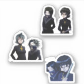 しずくフェイタンhxanime sticker pack シール (正面)