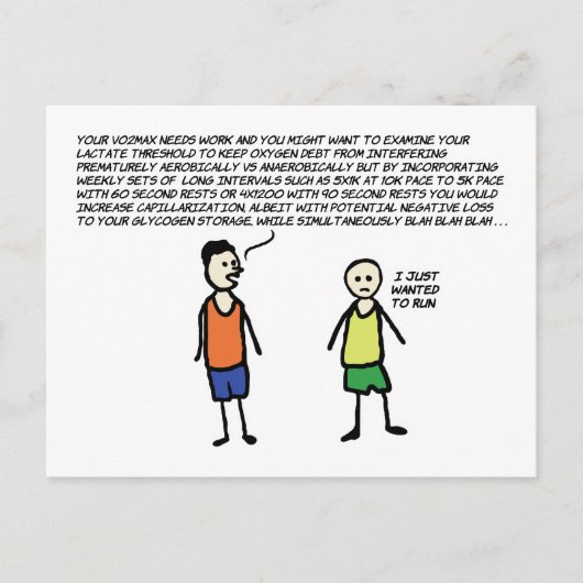 ～したい走 ポストカード (正面)