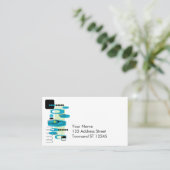 したがって、お尻A Go Standard、3.5インチx 2.0インチ名刺 名刺 (スタンド正面)