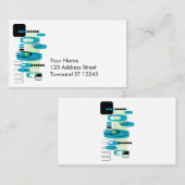 したがって、お尻A Go Standard、3.5インチx 2.0インチ名刺 名刺 (正面/裏面)