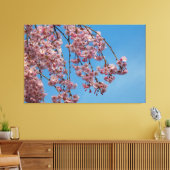 しだれさくらんぼツリーフラワーズ キャンバスプリント (インサイチュ (リビング))