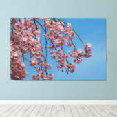 しだれさくらんぼツリーフラワーズ キャンバスプリント (インサイチュ (ウッドフロア))