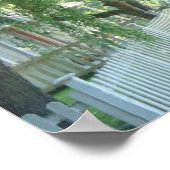 しだれ柳のポスターを通して ポスター (角)