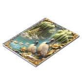 しだれ柳の中のカナダゲーゼ ノートブック (左側)