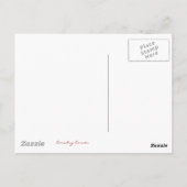 しだれ柳の木の間の池 ポストカード (裏面)