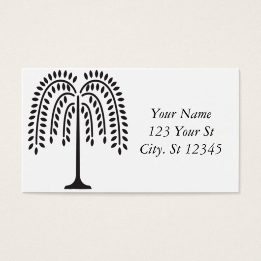 しだれ柳シルエットThunder_Cove (正面)