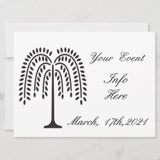 しだれ柳シルエットThunder_Cove (正面)