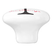 しだれ柳シルエットThunder_Cove セラミックノブ (側面)