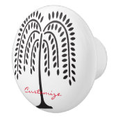 しだれ柳シルエットThunder_Cove セラミックノブ (右)