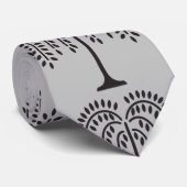 しだれ柳シルエットThunder_Cove ネクタイ (ロール)