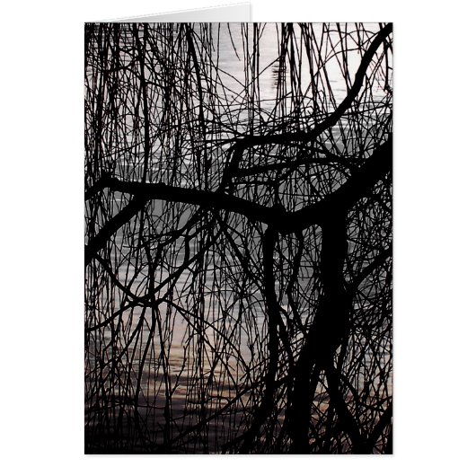 しだれ柳ツリーカード (正面)