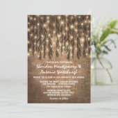 しだれ柳ツリーヴィンテージウェディング招待状 招待状 (スタンド正面)
