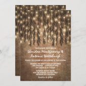 しだれ柳ツリーヴィンテージウェディング招待状 招待状 (正面/裏面)
