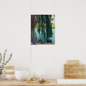 しだれ柳ツリー20" x 16インチポスター紙（マット） ポスター (キッチン)