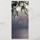 しだれ柳ツリー&メイソンの瓶のライトメニューカード メニュー (裏面)