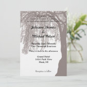 しだれ柳結婚の木 招待状 (スタンド正面)