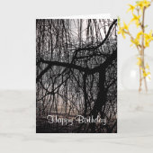 しだれ柳 カード (黄色い花)