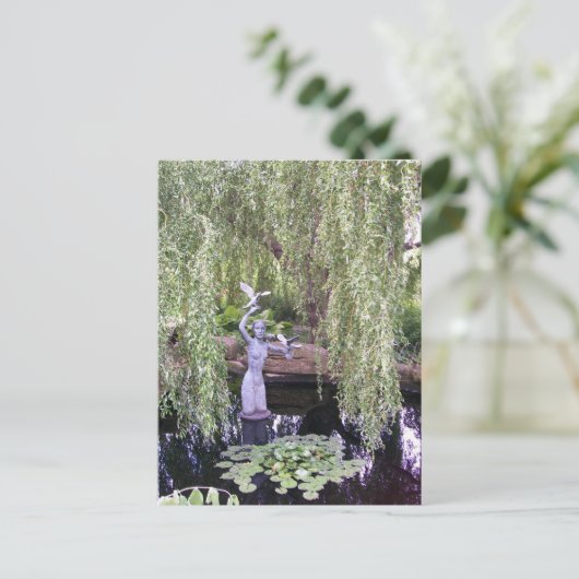 しだれ柳 ポストカード (スタンド正面)