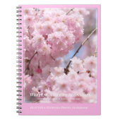 しだれ桜の写真ノートブック ノートブック (正面)