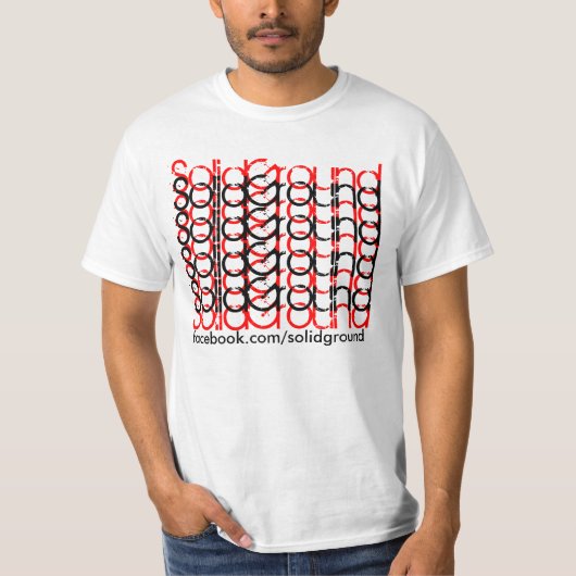 しっかりした土台$12.95 Tシャツ (正面)
