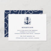 しっかり固定 | 海事受付案内カード 招待状 (正面/裏面)