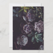 しっとりした模様 招待状 (裏面)