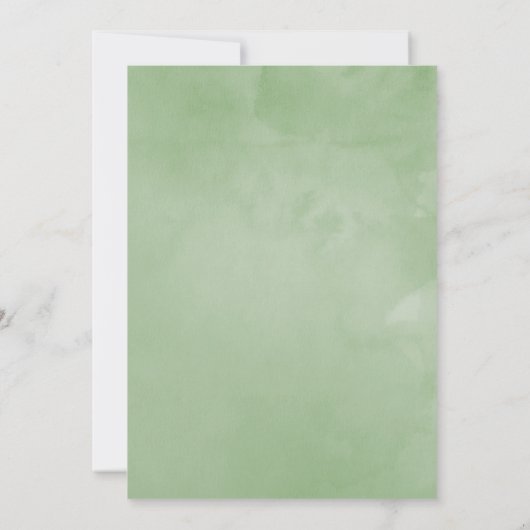 しっとりとした幾何学的なベイビーシャワーのお披露目パーティー 招待状 (裏面)