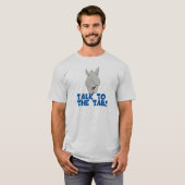 しっぽに話しかける象 Tシャツ (正面フル)