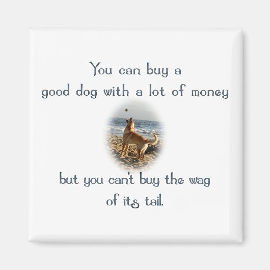 しっぽの水 マグネット (正面)