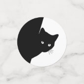 しっぽり黒猫 コンフェッティ (スモール正面)