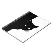しっぽり黒猫 ノートブック (左側)