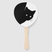 しっぽり黒猫 ハンドファン (裏面)