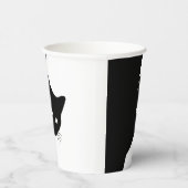 しっぽり黒猫 紙コップ (右)