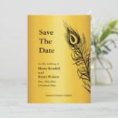 しっぽを振って日付を保存する金ゴールド セーブザデート (スタンド正面)