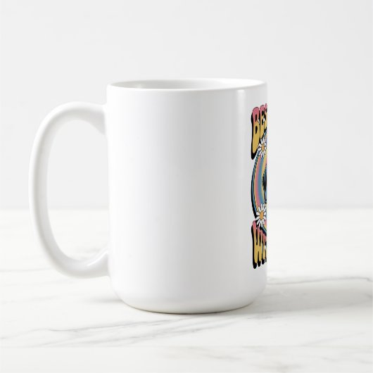 しっぽを振るダックスフンドの最高の友達 コーヒーマグカップ (左)