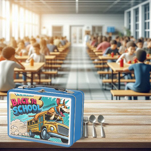 しっぽを振る舞う学校の日弁当箱 メタルランチボックス