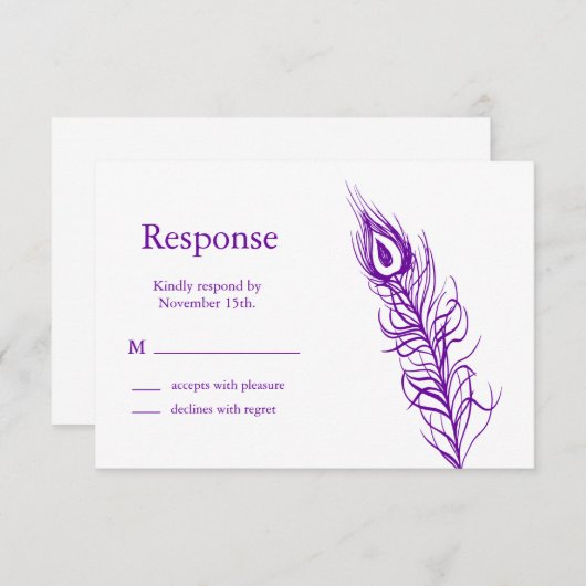 しっぽを振るRSVP 2 出欠カード (正面/裏面)