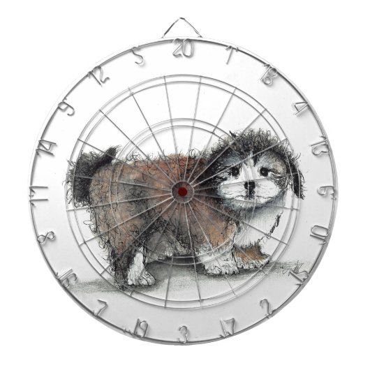 しっ子犬ペット ダーツボード (正面)