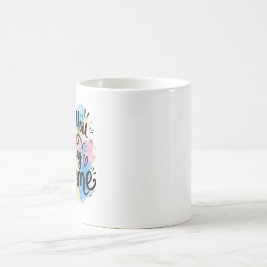 ~してくれてありがとう素晴らし コーヒーマグカップ (中央)