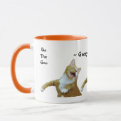 して下さいべたつく物"ねばねばした幸せなダンスのマグ"を マグカップ (左)