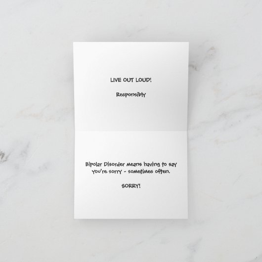 して下さい カード (内部)