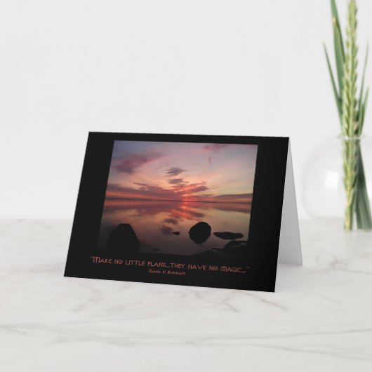 "しないで下さい小さい計画"を 招待状 (正面)