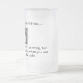 しなやかで優雅なマグ フロストグラスビールジョッキ (中央)